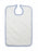 Medline Hook-and-Loop Terry Cloth Clothing Protectors - Terry Bib with Hook and Loop Strap, Adult, 10 oz., 21" x 33", White - MDTAB3B33WHI