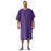 Medline Behavioral Health Apparel - IV Gown with Plastic Back Snap Closures, Purple, Size 10XL - MDTBG5IABPRP