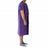 Medline Behavioral Health Apparel - IV Gown with Plastic Back Snap Closures, Purple, Size 10XL - MDTBG5IABPUR