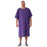 Medline Behavioral Health Apparel - IV Gown with Plastic Back Snap Closures, Purple, Size 10XL - MDTBG5IABPUR