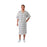 Medline Blended IV Gowns - Patient IV Gown with Side Ties, Demure Print, Size 10XL - MDTBG5ITSDEM