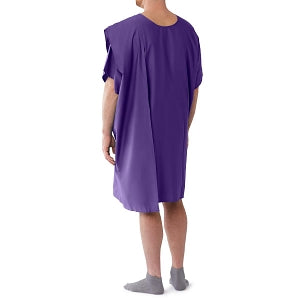 Medline Behavioral Health Apparel - 3-Armhole Exam Gown, Purple, Size 10XL - MDTBG5R3APP