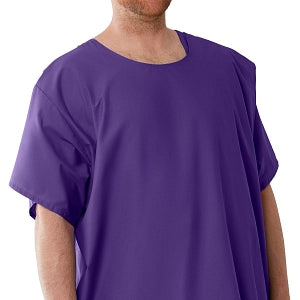 Medline Behavioral Health Apparel - Patient Exam Gown with 3-Armhole Design, Purple, Size 10XL - MDTBG5R3APRP