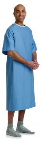 Shamron Mills Hyperbaric Patient Gown - Patient Gown, 100% Cotton, Blue, Size 10XL - H503