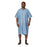 Medline PolyBright IV Patient Gowns - Patient IV Gown, Gray Print, Size 10XL - MDTBG6ITSBWG