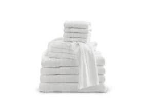 Medline Medline Classic Cotton Terry Bath Towels - 100% Cotton Bath Towel, 4 lb./doz. Weight, White, 20" x 40", 10 doz./Case - MDTBT3C40T