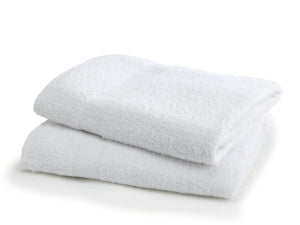 Medline Medline Interblend Bath Towels - Blended Terry Bath Towel, White, 20" x 40", 5.5 lb./Dz., 10 Dz. - MDTBT4B55T