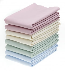 Medline Percale Contour Sheets - Percale Contour Sheet, White, 39" x 75" x 9", 2 doz. - MDTCS5P75D