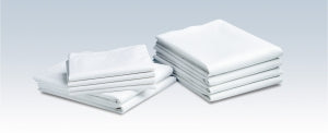 Medline Percale Contour Sheets - Percale Contour Sheet, White, 78" x 80" x 9", 2 doz. - MDTCS5P80K