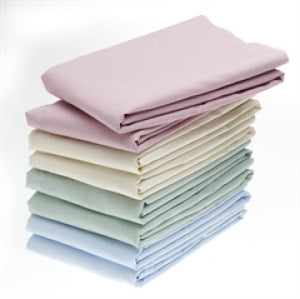 Medline Feels Like Home Color Infused Percale Contour Sheets - Percale Contour Sheet, Seafoam, 54" x 80" x 9", 2 doz. - MDTCS5P80SEAF