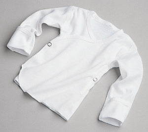 DayDreamers Stainless-Steel Snap-Side Infant Shirts - Side-Snap, Short-Sleeve Baby Shirt, 6 months - 075S