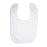 Medline Knit Infant Bibs - Knit Baby Bib, White, White Trim - MDTDDR1023