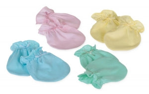 Medline Infant Mittens - Infant Mittens, Assorted Pastels - MDTDDR116