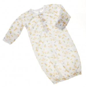 Bambini Infant Wears Infant Gowns - Infant Gown, Unisex Print, 100% Polyester - MDTDDR911U