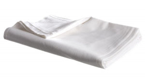 Medline Bleached Flannel Spread Blanket - Flannel Spread Blanket, White, 70" x 80", 1.78 lb. - MDTFB4B17WHI