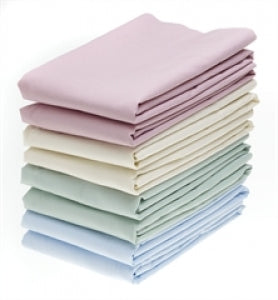 Medline Feels Like Home Color Infused Percale Flat Sheets - Percale Flat Sheet, Bone, 81" x 108" - MDTFS5P08BONF