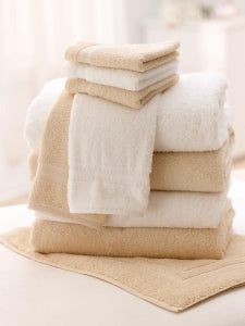 Medline Four Star Hand Towels - Four Star Hand Towel, 86/14 Blend, Beige, 16" x 30", 4.5 lb./Dz. - MDTHT8B45BEIZ