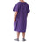 Medline Behavioral Health Apparel - IV Gown with Plastic Back Snap Closures, Purple, Size 5XL - MDTOG5IABPUR