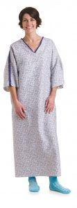 Medline Blended IV Gowns - Patient IV Gown Patient, Size 3XL, Tranquility Print - MDTOG5ITSTRN