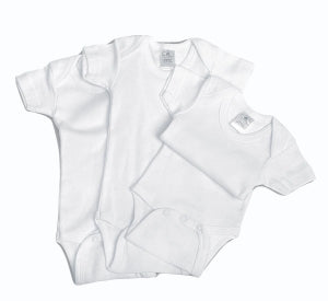 Medline Pediatric 1-Piece Suits - One-Piece Infant Suit with Short Sleeves, Size M - MDTONESIES2