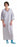 Medline Blended IV Gowns - Patient IV Gown with Telemetry Pocket, Side Ties, Tranquility Print - MDTPG5ITSTRN