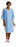 Medline Front-Opening Exam Patient Gowns - Front-Opening Exam Gown, Blue - MDTPG5RFOBLU