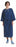 Medline Blended Patient Gowns - X-Ray Patient Gown, Navy, 48"L, 62" Sweep - MDTPG5RTSNAV