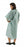 Medline PolyBright IV Patient Gowns - PolyBright Patient Gown, 100% Polyester, Side Tie, Basket Weave - MDTPG6ITSBWG