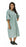 Medline PolyBright IV Patient Gowns - PolyBright Patient Gown, 100% Polyester, Side Tie, Basket Weave - MDTPG6ITSBWG