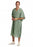 Medline PerforMAX IV Patient Gowns - PerforMAX IV Patient Gown with Metal Snap Detail, Cascade Green, One Size Fits Most - MDTPG7ITSCAG