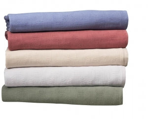 Medline Gemini III Spread / Blankets - Gemini III Spread Blanket, Linen, 74" x 108" - MDTSB4C38LIN