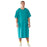 Medline Behavioral Health Apparel - IV Gown with Plastic Back Snap Closures, Green, One Size Fits Most - MDTSG5IABGRE