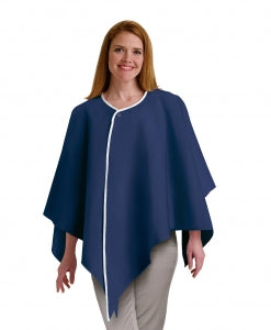 Medline Women's Center Patient Apparel - Mammography Cape 2 D, Cease Midnight Blue - MDTSG5ROHBLU