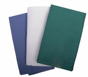 Medline Infinity Reusable OR Towels - Reusable O. R. Towel, 100% Cotton, Ceil Blue, 18" x 31" - MDTST5H31CEI