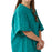 Medline Behavioral Health Apparel - IV Gown with Plastic Back Snap Closures, Green Bird Print, Petite - MDTTG5IABGRN