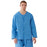 Medline Behavioral Health Apparel - Pajama Shirt with Plastic Snaps and No Pockets, Light Blue, Size S - MDTTPBH02BLU