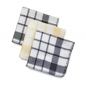 Medline Multi-Colored Dish Towels - Dish Cloth, 12" x 12", Multicolor - MDTUT3C75MULZ