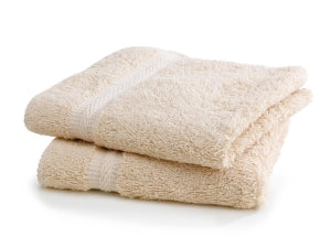 Medline Four Star Washcloths - Four Star Washcloth, 86/14 Blend, Beige, 13" x 13", 1.5 lb./Dz. - MDTWC8B24BEIT