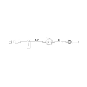 Smith Medical Microbore Extension Sets - Microbore Extension Set, Minivolume with 0.22 micron Air Filter - FS116