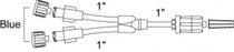 Smiths Medical Standard Bore Extension Sets - Y-Connector Extension Set, Rotating Male Luer Lock, 0.6 mL - MX456R