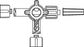 Smiths Medical Large Bore Stopcocks - Stopcock, 3-Way, High Flow, Swivel, Male Luer Lock - MX9311L