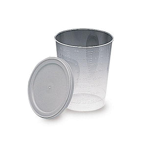 Inteplast Group Specimen Containers - Specimen Container with Lid, Sterile, Graduations, 4.5 oz. - 01056