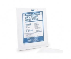 Owens & Minor Dry Burn Dressings - Burn Dressing, Sterile, 1 Ply, 18" x 18" - 12-818-66