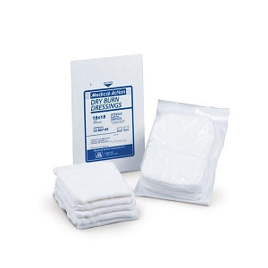 Owens & Minor Dry Burn Dressings - Burn Dressing, Sterile, 10 Ply, 18" x 18" - 12-918-20