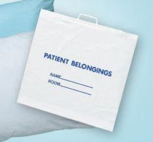 Owens & Minor Admissions / Belongings Bags - Bag, Patient Belonging, 20" x 20", Disposable, Green - C3540