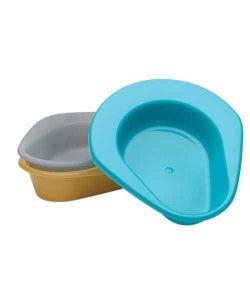 Inteplast Group Stackable Bedpans - Stackable Bedpan, Turquoise, 200 lb. Capacity - H112-07