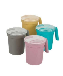 Inteplast Group Deluxe Water Pitchers - Deluxe Water Pitcher Set, H222 Pitcher, H223 Liner, Rose - H220-10