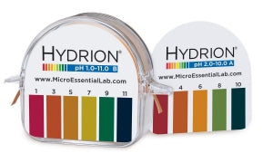 Micro Essential Hydrion D / R Dispenser - PH PAPER, D / R DISPENSER, SPLIT RANGE, 1-11 - 150