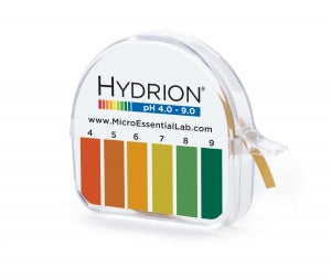 Micro Essential Hydrion S / R Insta-Chek pH Paper - S / R Dispenser for Wide-Range pH Paper, 4.0 - 9.0 - 55