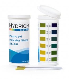 Micro Essential Hydrion Spectral Plastic pH Strip - PH STRIP, PLASTIC, HYDRION SPECTRAL, 5.5-8 - 9700